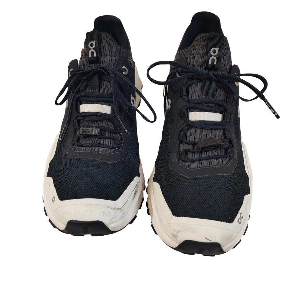 On Cloud Womens Size 9.5 Black Mesh Running Sneakers Swiss Engineering